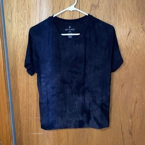 Navy Blue tie-dye shirt from AE